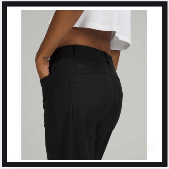Lululemon City Sleek 5 Pocket Wide-Leg High Rise 7/8 Length Pant - Picture 4 of 5
